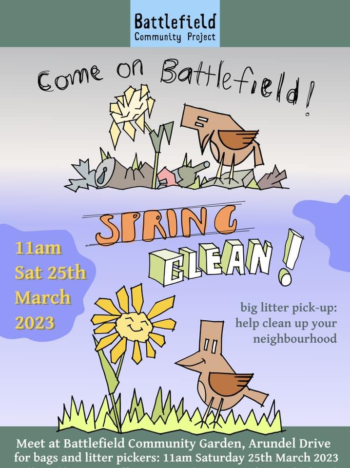 Battlefield Community Project's Annual Spring Clean 2023